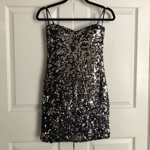 Sequin mini dress